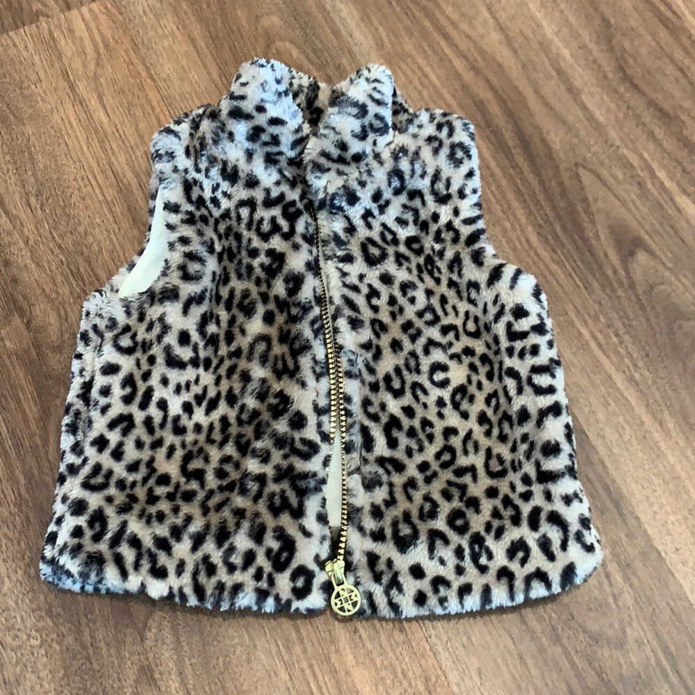 Nicole Miller- faux fur vest size-3T